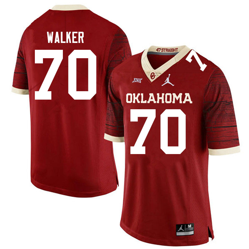 Oklahoma Sooners #70 Brey Walker Jordan Brand Limited College Football Jerseys Sale-Crimson